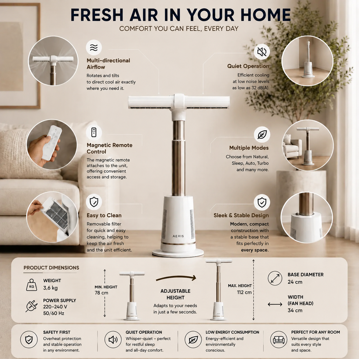 Aeris™ | Smart Fan